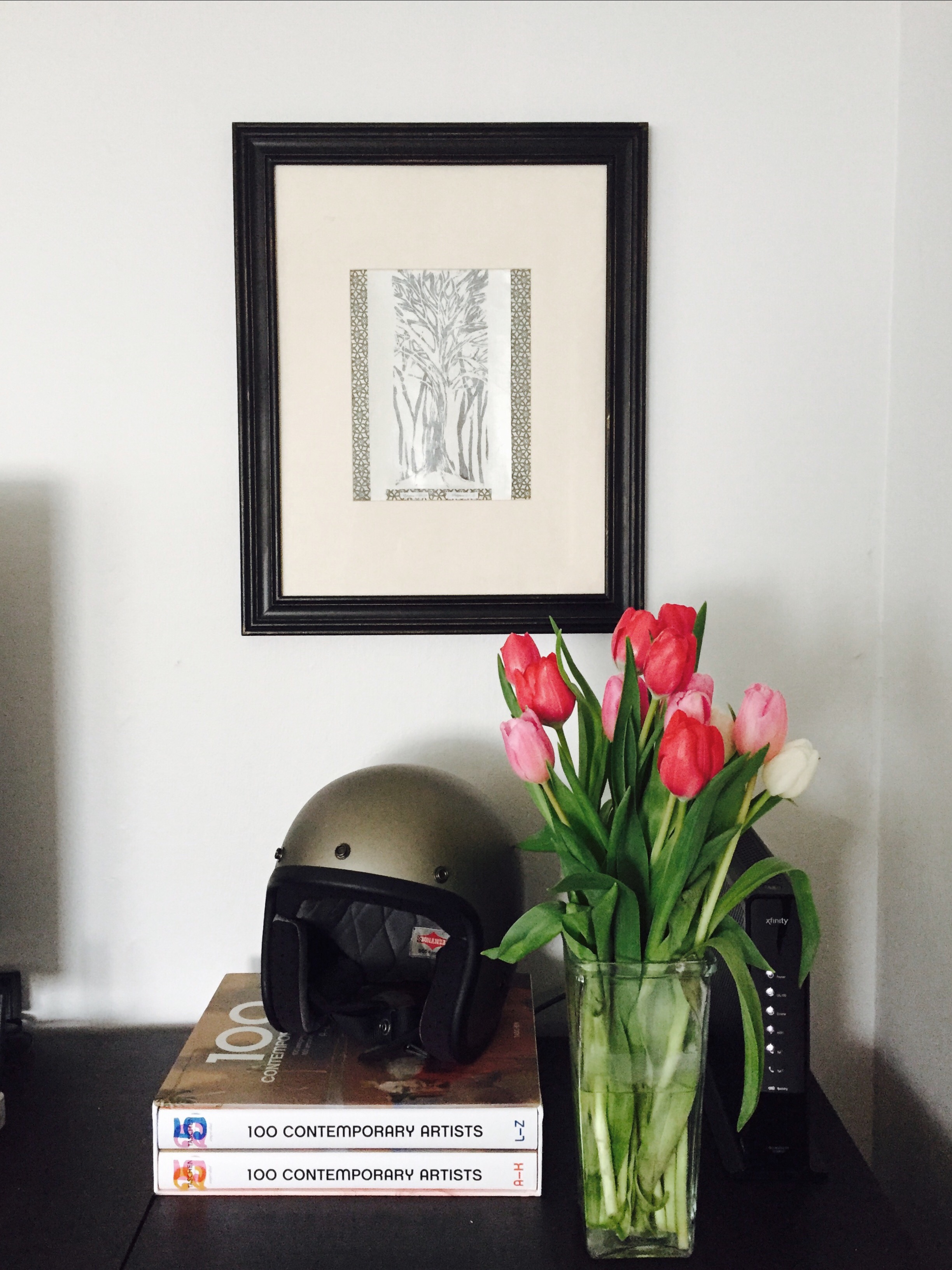 Beautiful tulips from my parents. There are few things more lovely than fresh flowers.