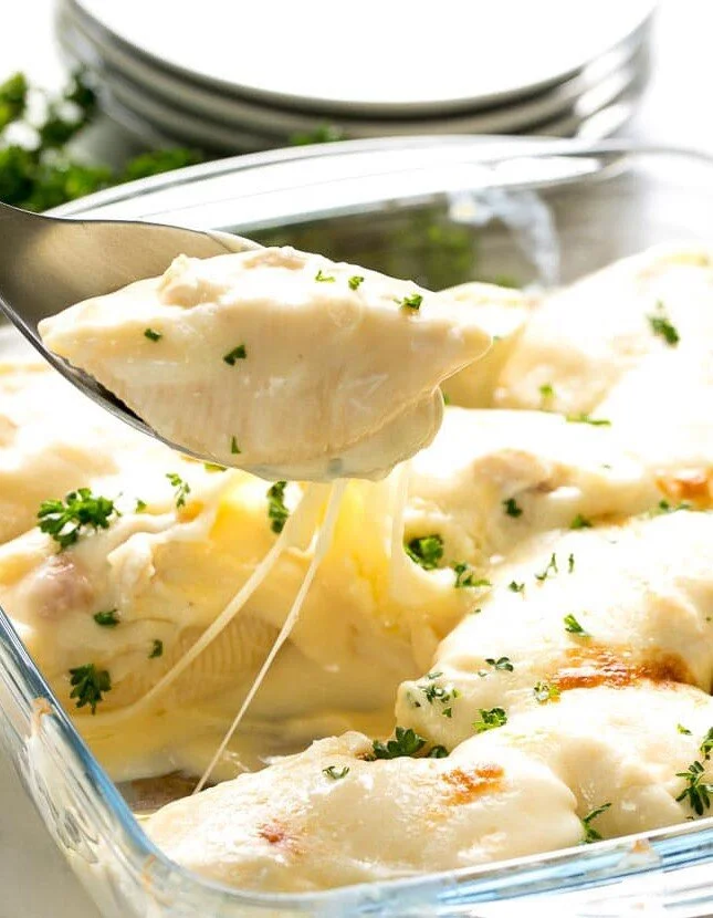 Stuffed Shells (Beef or Chicken) — Cherry Bomb Catering