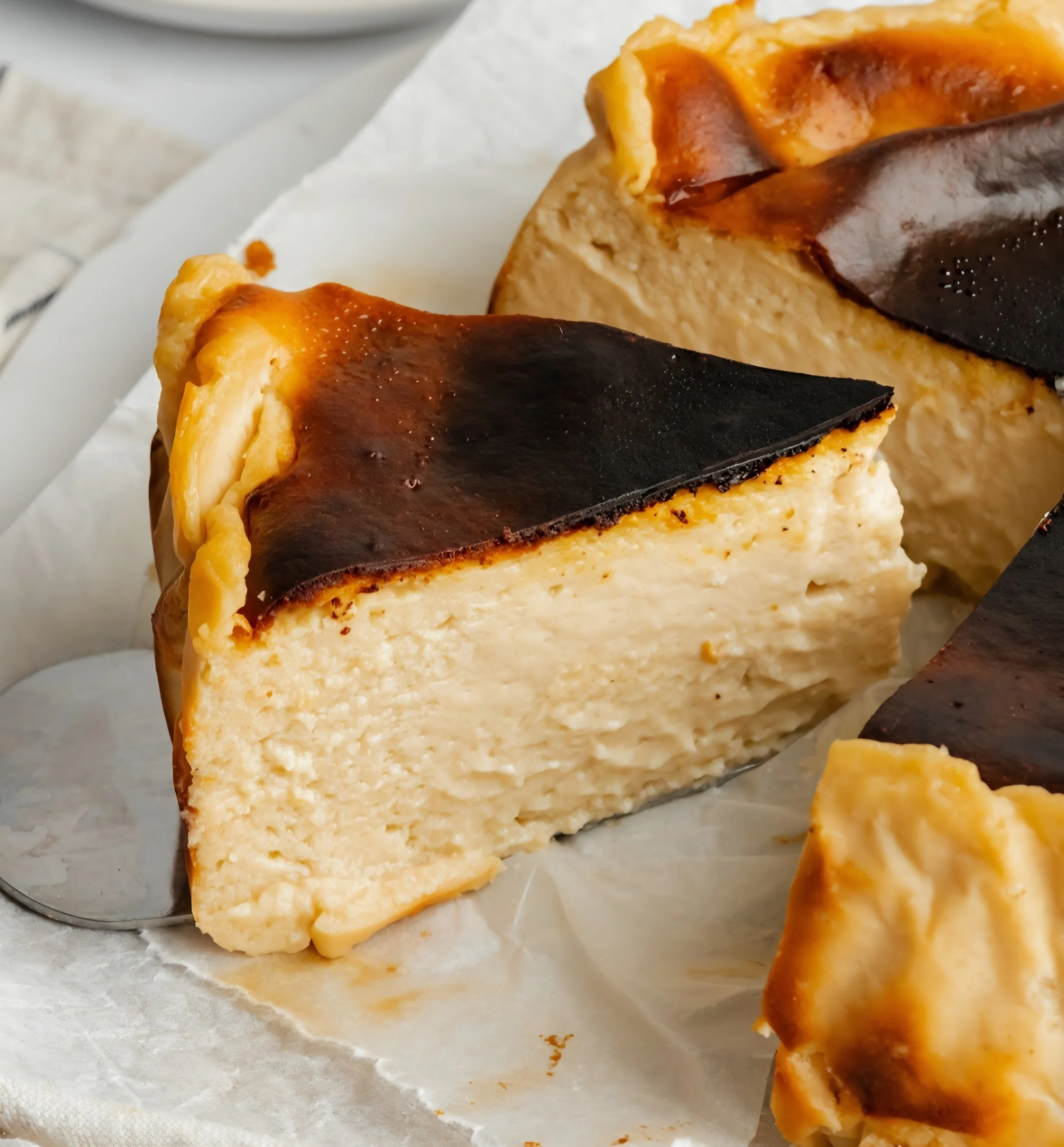 Vegan Basque Cheesecake