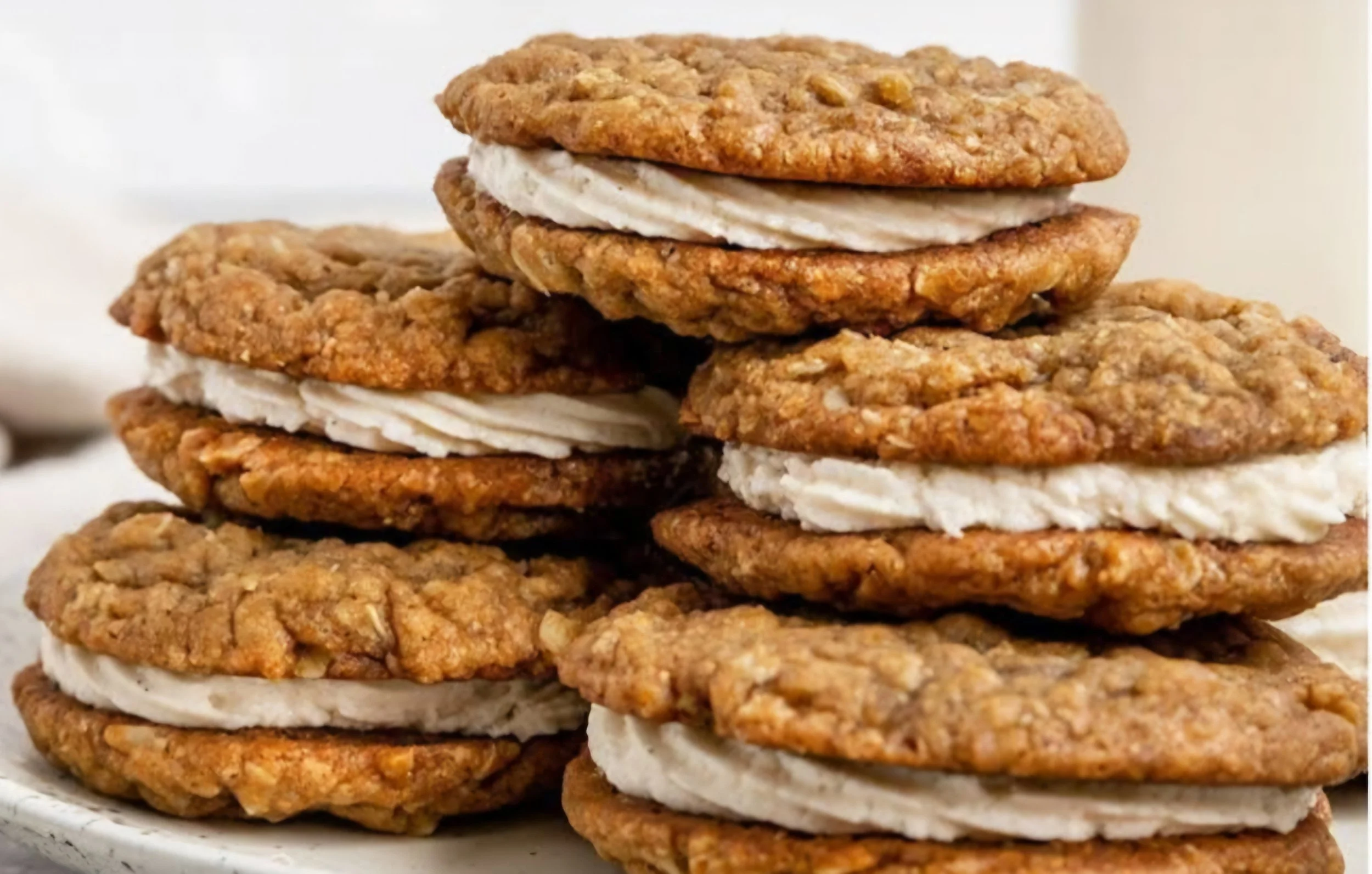 Vegan Oatmeal Cream Pies