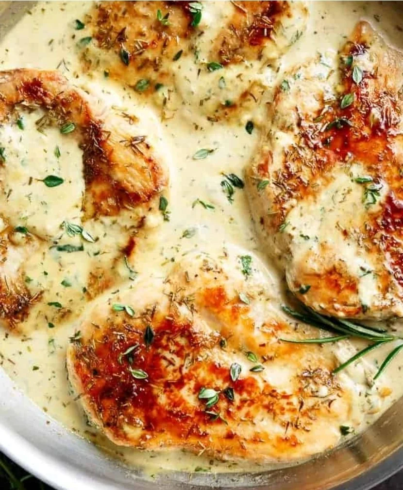 Creamy Parsley Chicken Easter dinner