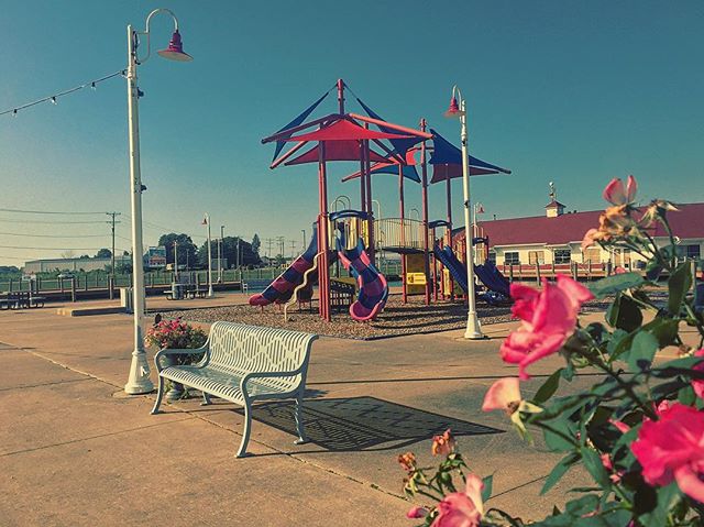 The playground waits forlorn on an otherwise beautiful afternoon...