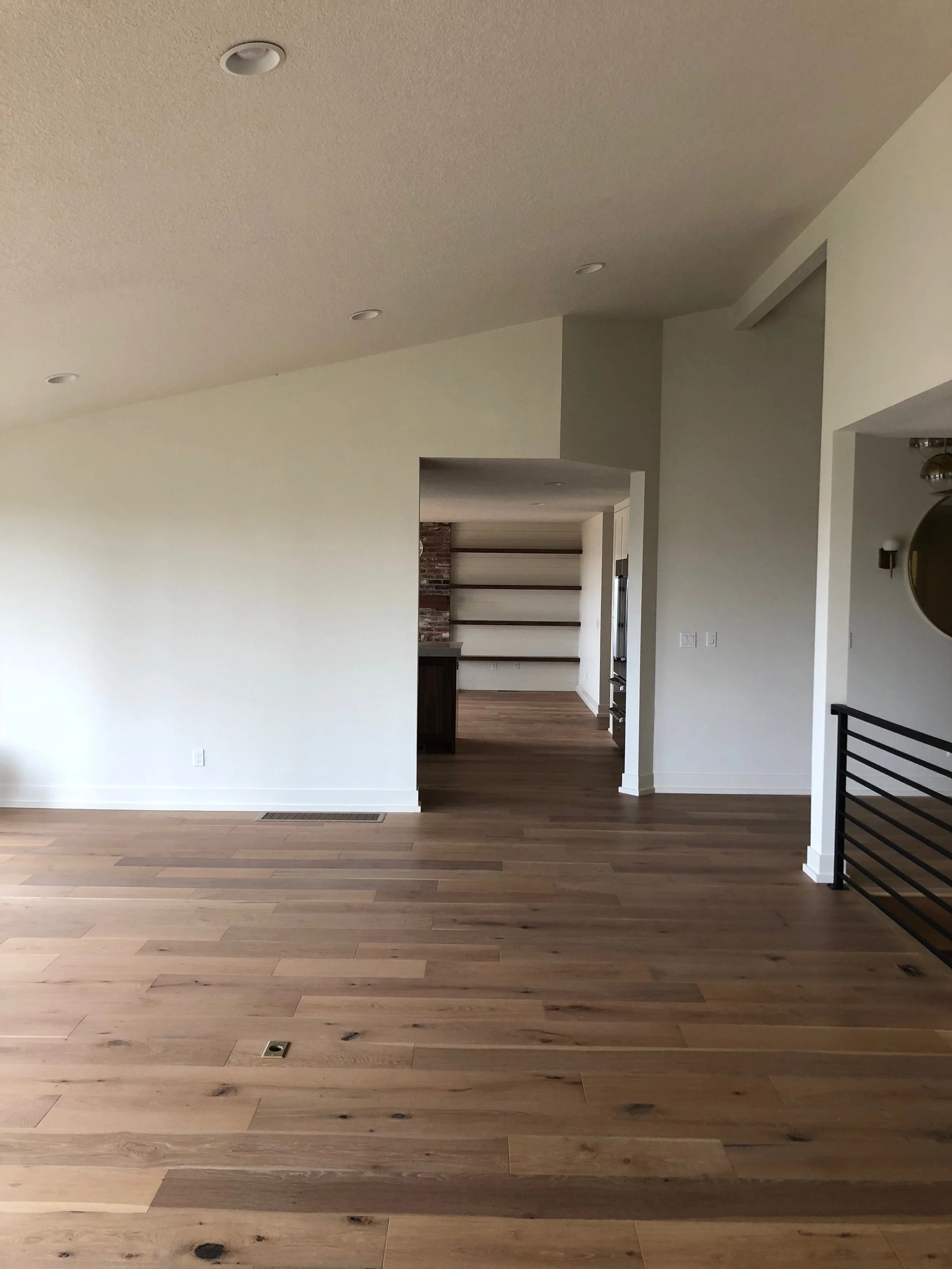 AFTER // WHITE OAK Floors through out the house!