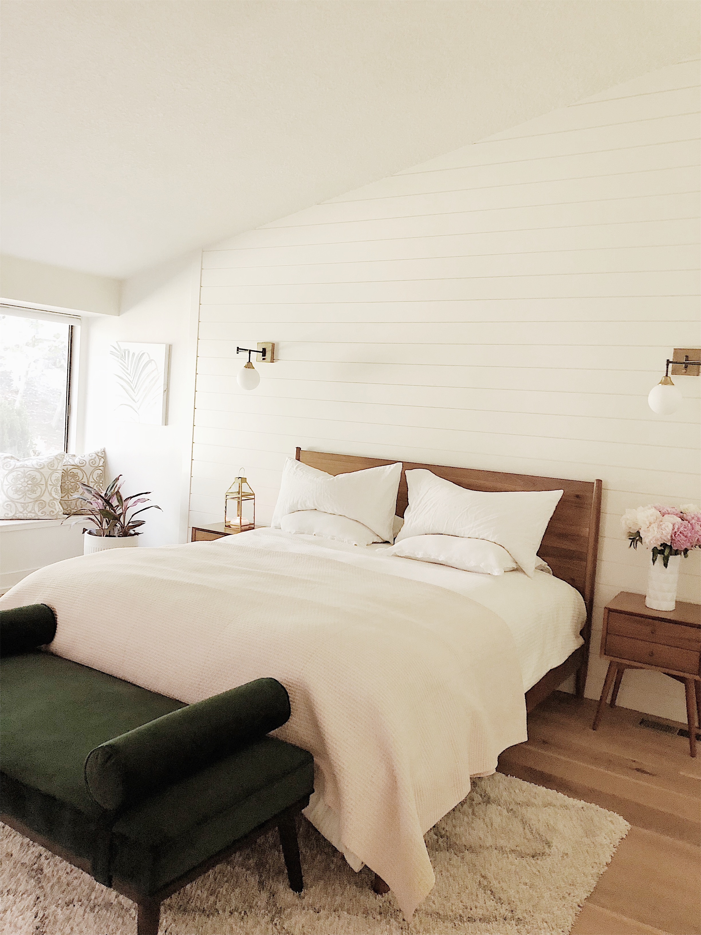 AFTER // Modern master bedroom.