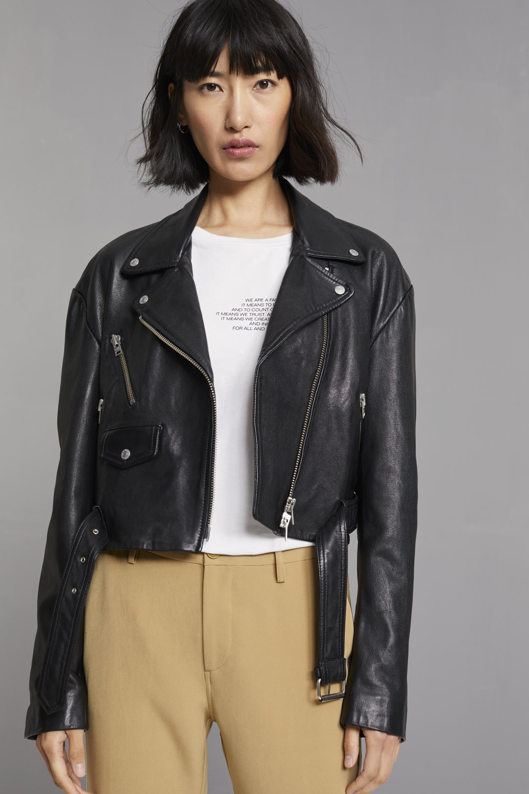 short biker jacket