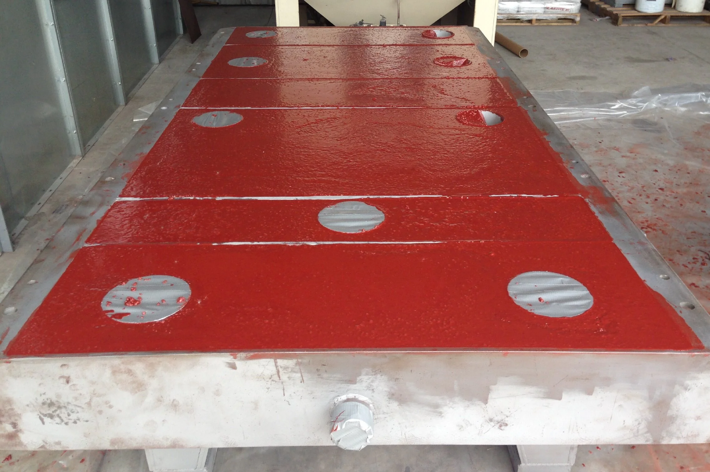 Epoxy Grouting Inverted Baseplates