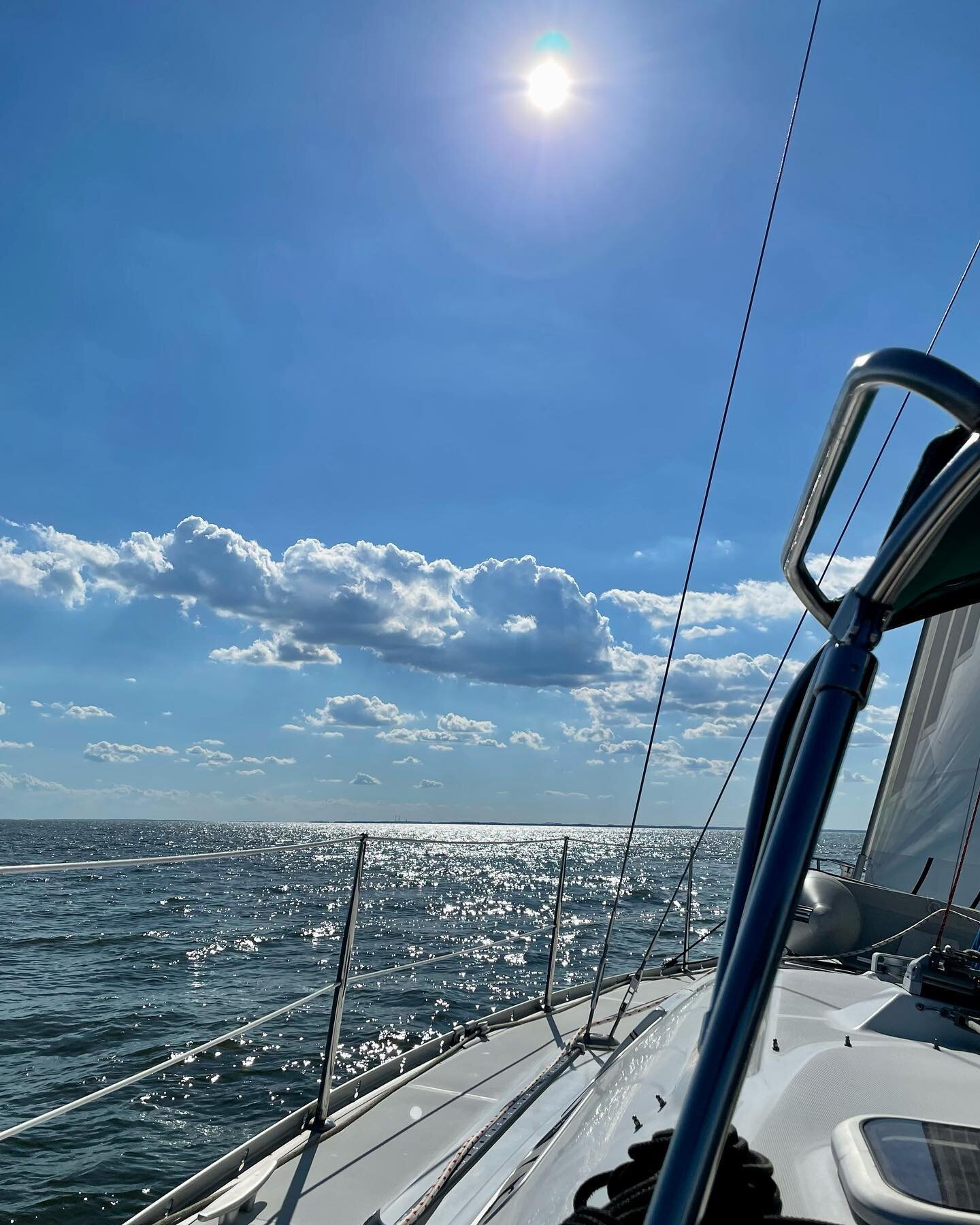 Beautiful August days on the Chesapeake with @djsynch.  We sailed south just past Pool&rsquo;s Island to catch one last glimpse of the C.P. Crane Coal Powered Plant in Bowley's Quarters before it was imploded on Friday morning at 8:00 AM.  After sayi