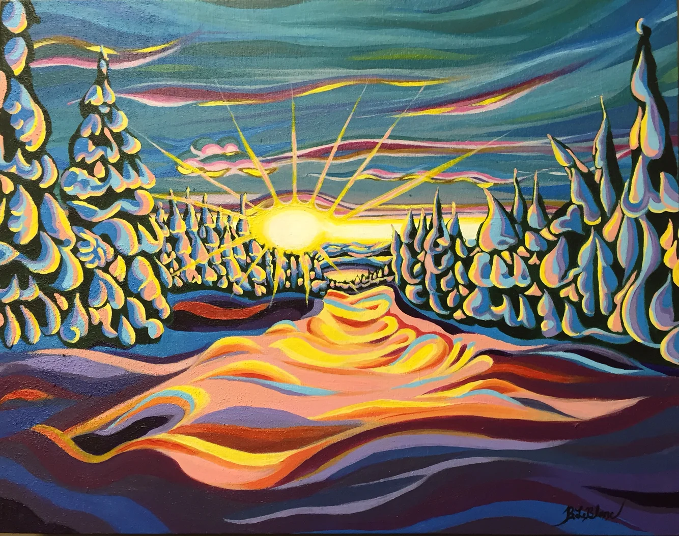 Artist: Becky LeBlanc McKenzie College Visual Arts Foundation student