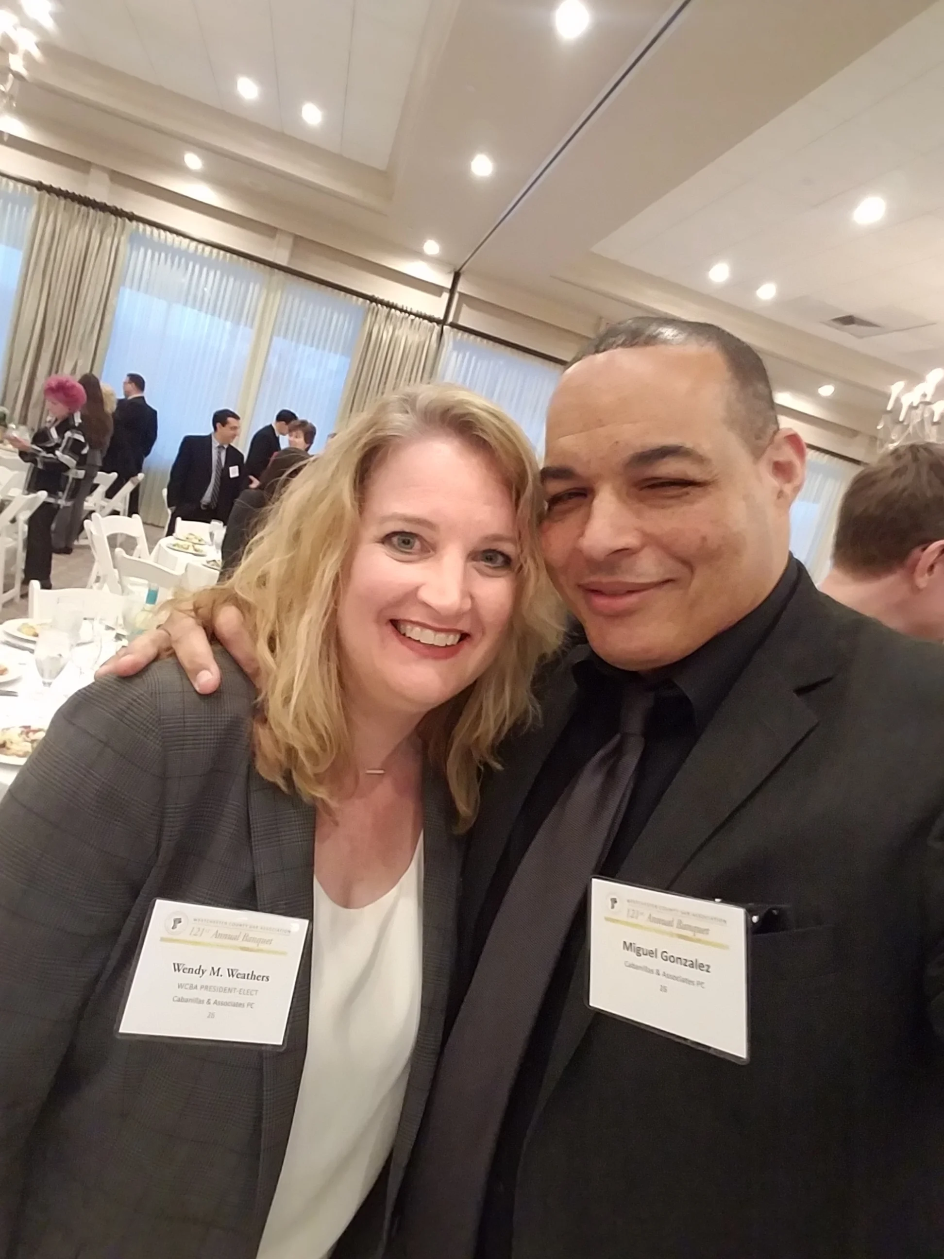 Wendy Weathers (C&A Senior Managing Attorney) & Miguel Gonzalez (C&A Managing Director)