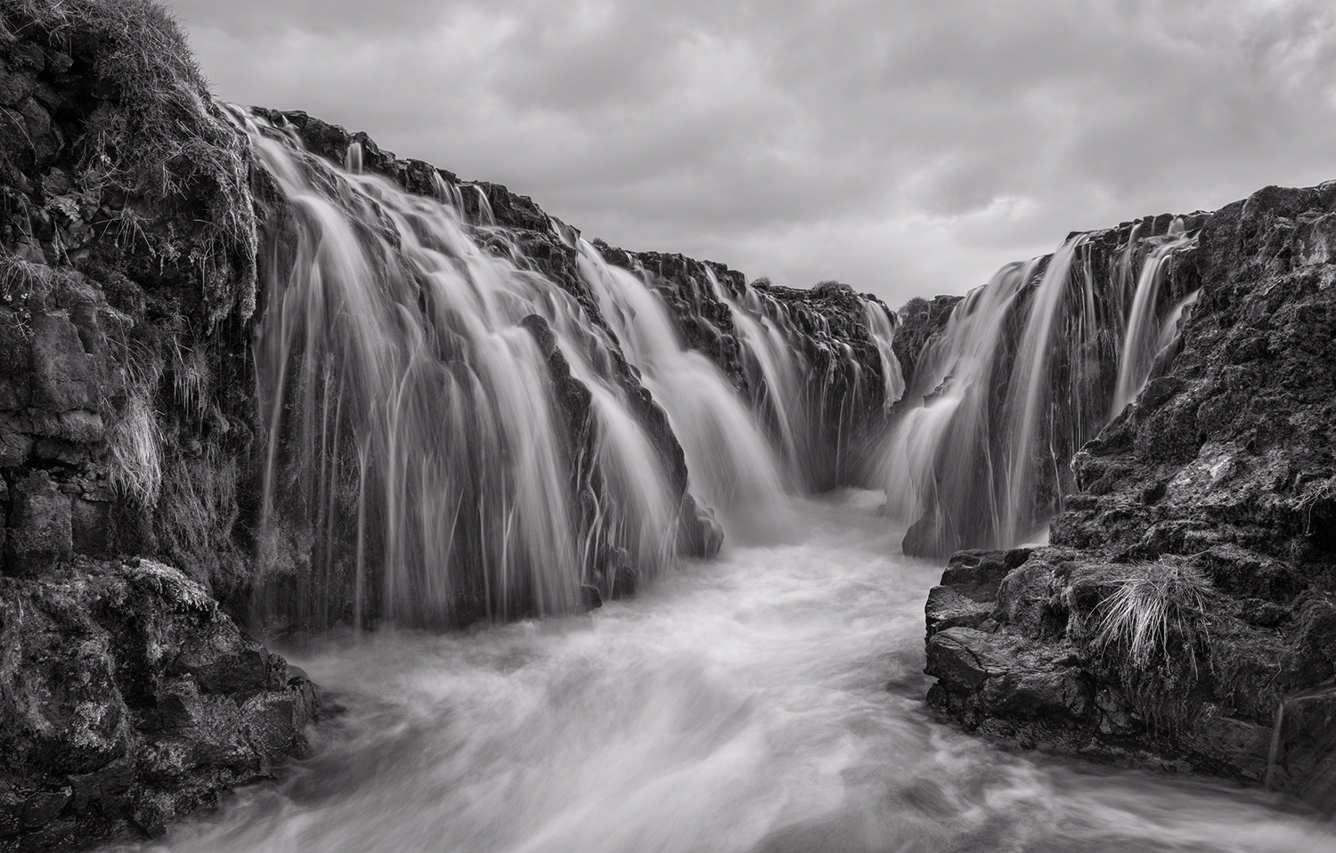 Bruarfoss waterfalls