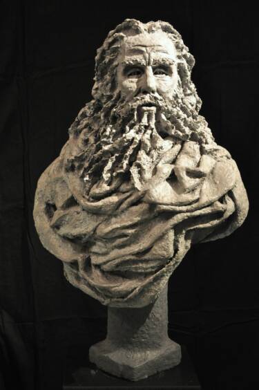   This sculpture depicts what I imagine as the face of God.&nbsp;A face like a lion but as gentle as a loving Father.      Price $ 4500 