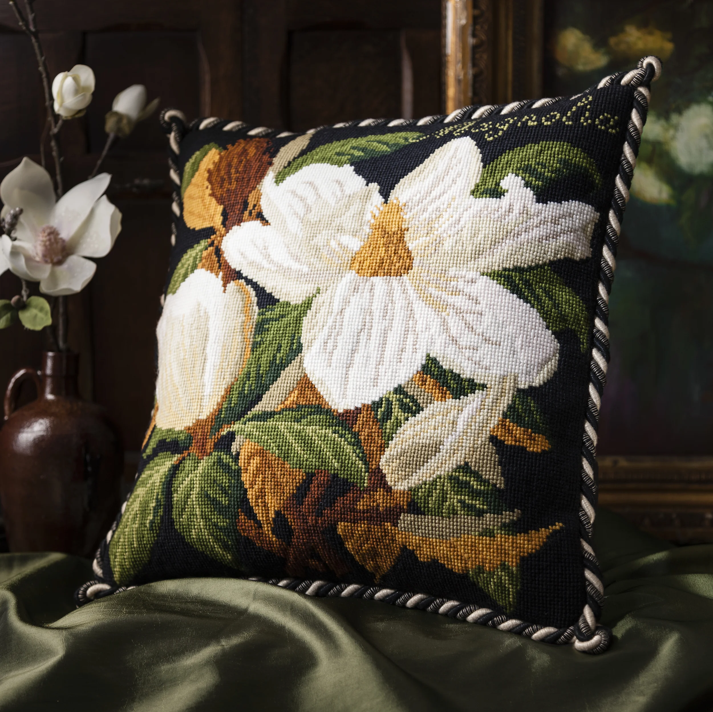 needlepoint cushions