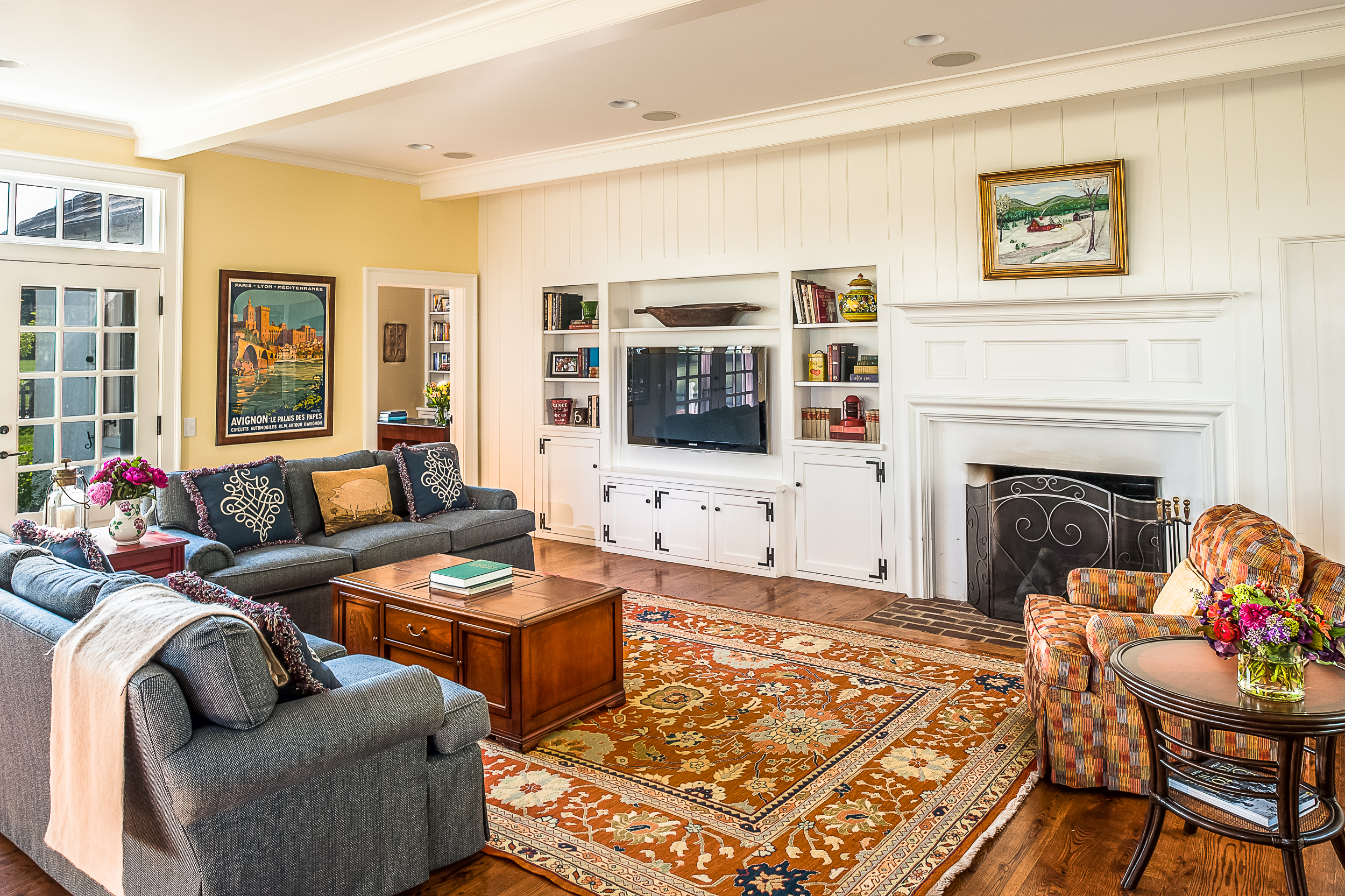 Living Room, Custom Okie Style Farmhouse