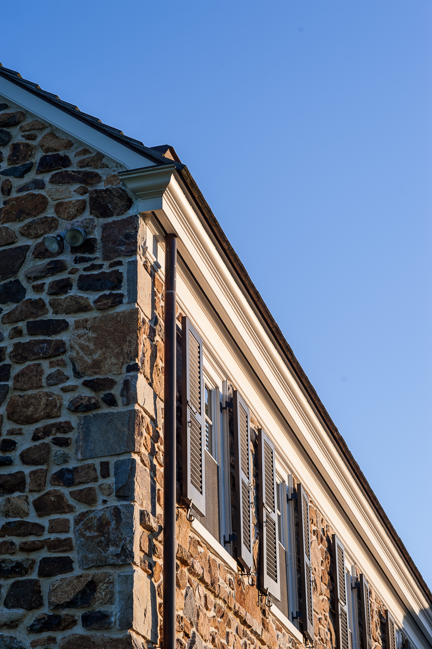 Detail work on Custom Farmhouse in Malvern, PA