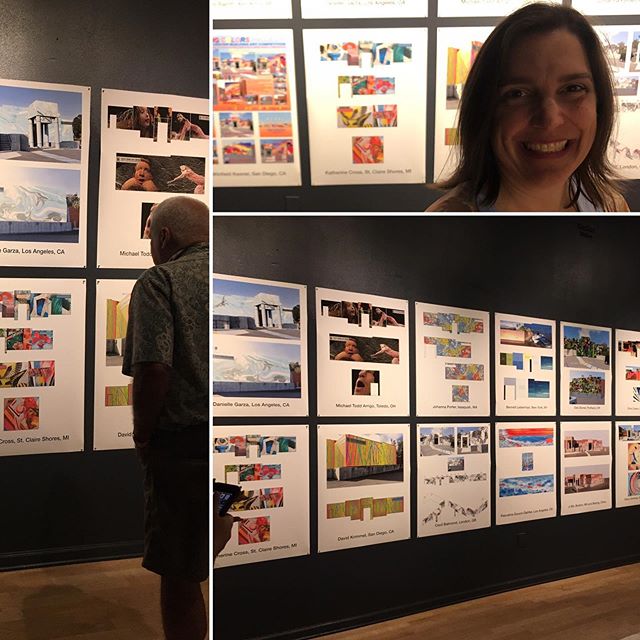 Attended the opening of Cover these Walls: International Design Entries exhibit at the Palos Verdes Art Center in CA. I am truly honored to have been selected as a finalist.