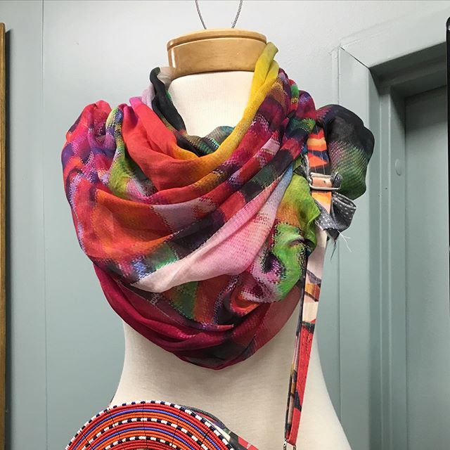 This soft and luxurious Limited Edition scarf will be available for purchase this weekend at the EMERGE Pop Up Shop at Twelve Oaks Mall. It&rsquo;s 90% modal cotton and 10% cashmere, perfect for both warm and cold weather. $40. Come check it out! #tw