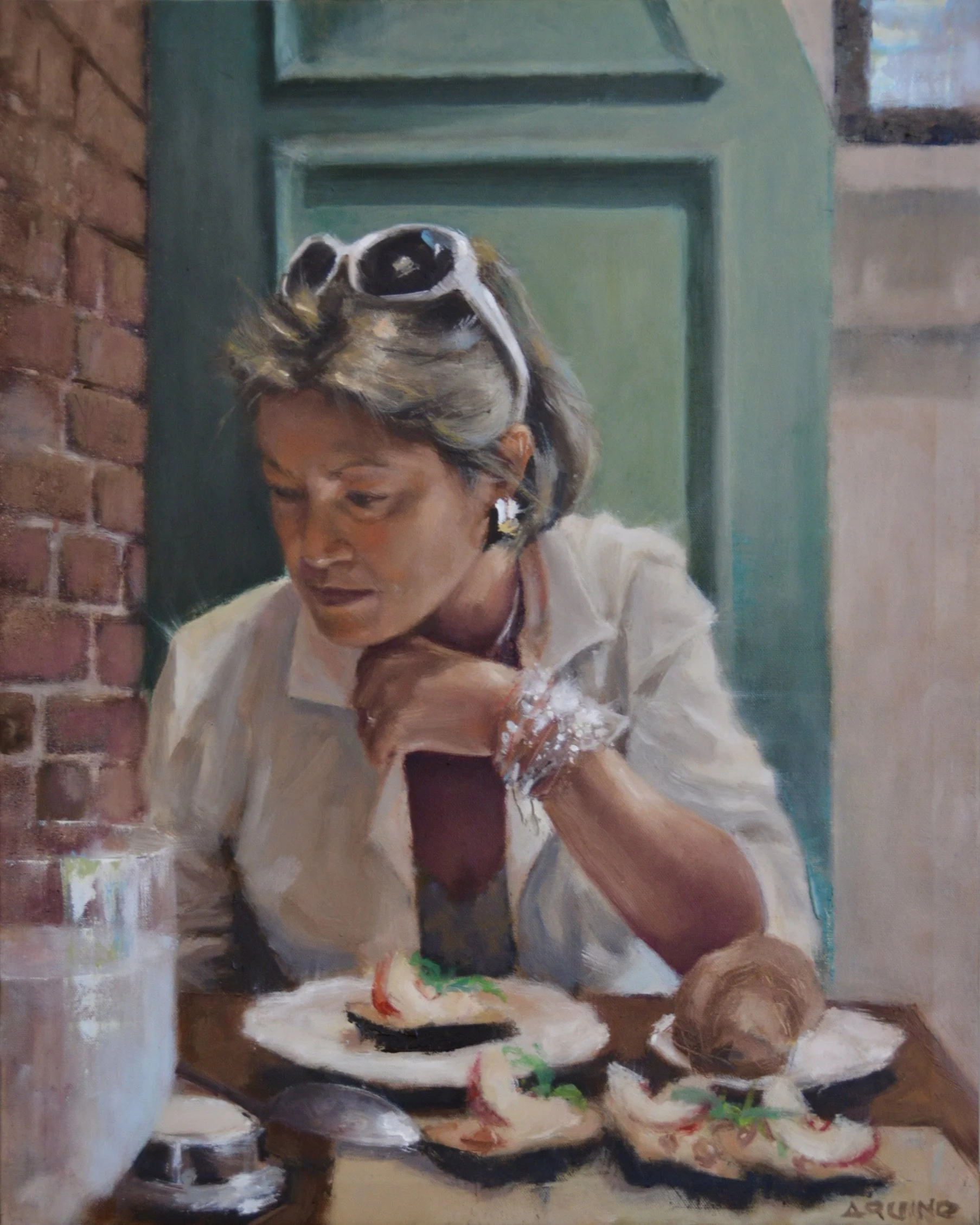 Nancy at Lunch
