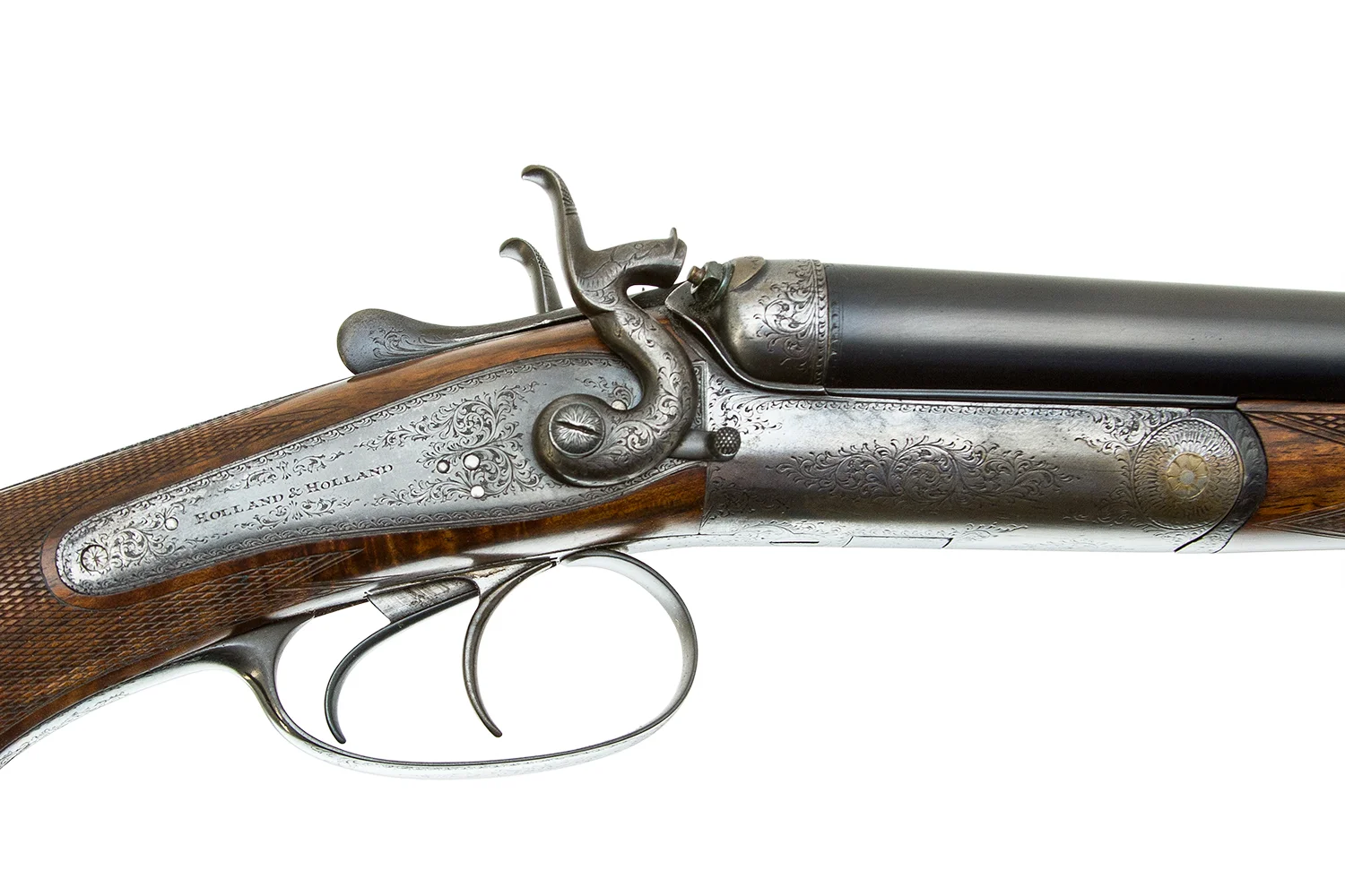HOLLAND & HOLLAND - HAMMER DOUBLE RIFLE , 450 BPE
