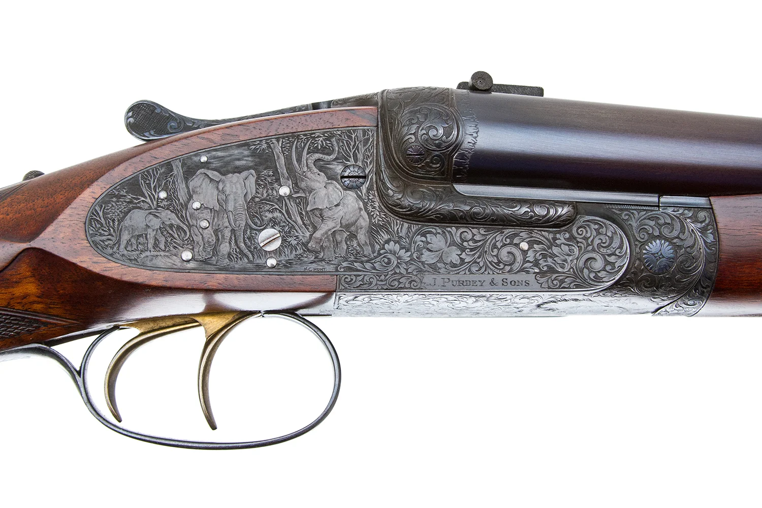 PURDEY - BEST SIDELOCK DOUBLE RIFLE , .470 NE