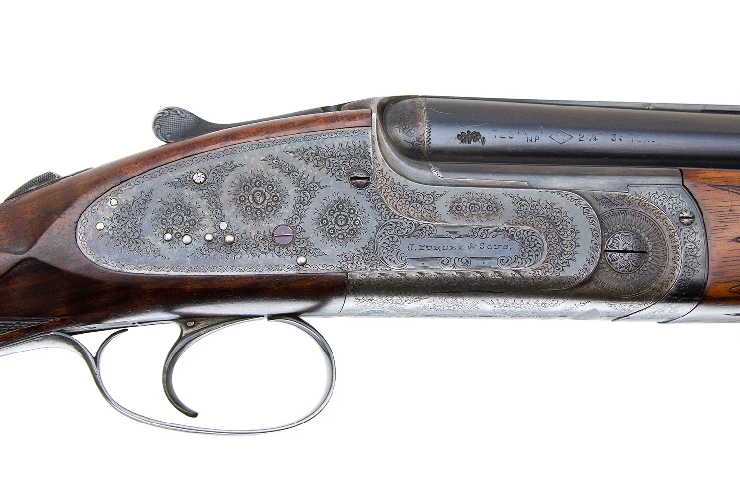PURDEY - BEST O/U 2 BARREL SET , 12/12  Gauge 