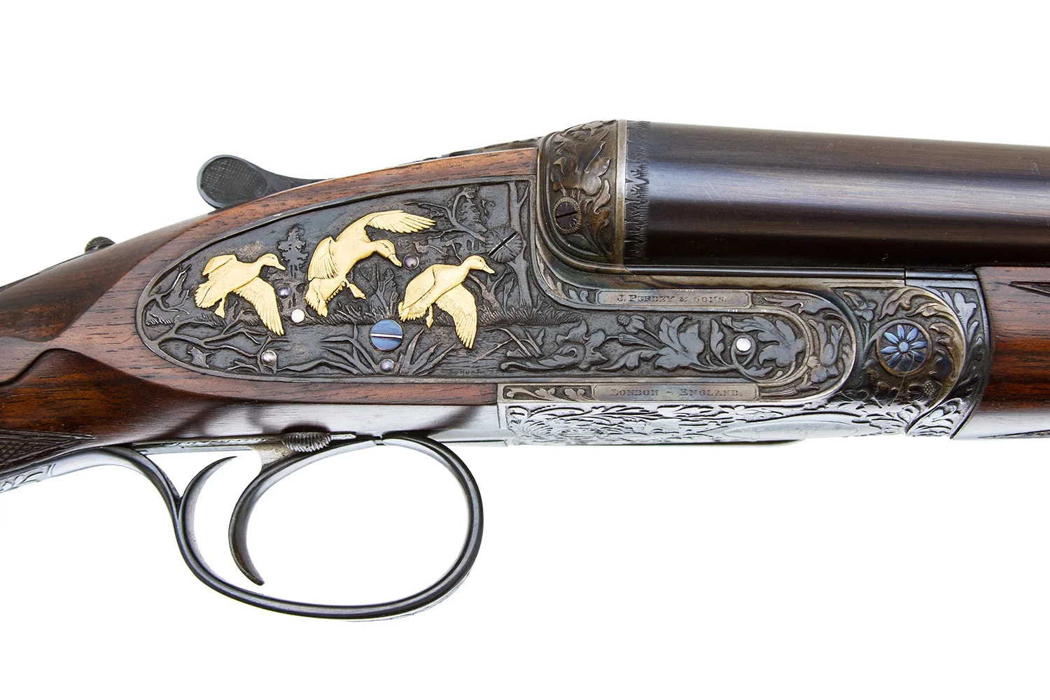 PURDEY - BEST EXTRA FINISH SXS 2 BARREL SET VENT RIB , 12  Gauge 