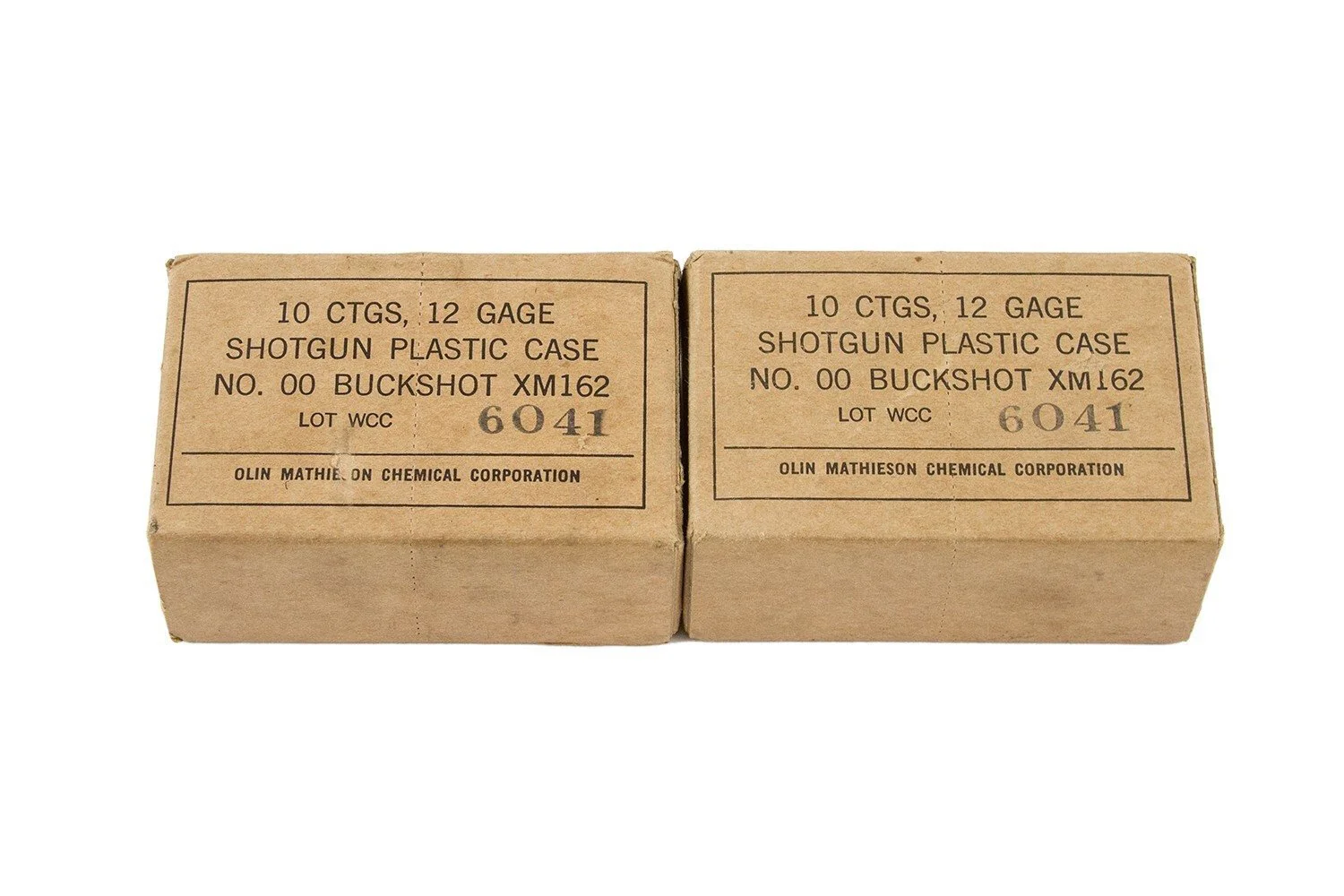 Plain Brown Box Says "Olin Mathieson Chemical Corporation"