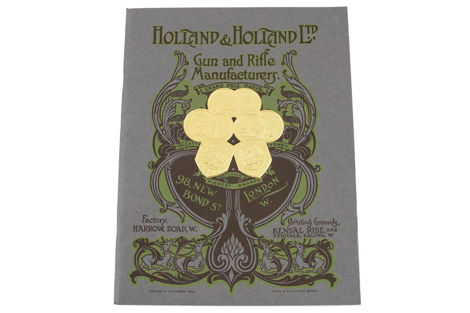 Holland &amp; Holland Gun and Rifle Manufacturers - Grand Prix Paris - Shooting Grounds Kensal Rise and Perivale Earling