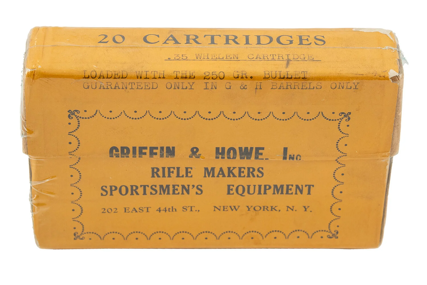 Griffin &amp; Howe .35 Whelen, 250 gr.