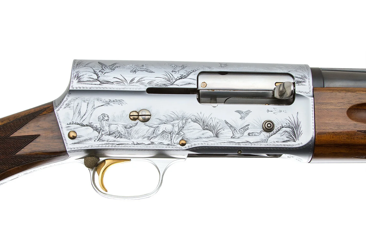 BROWNING - FN BELGIUM TYPE 4 16 GAUGE DEWILL ENGRAVED