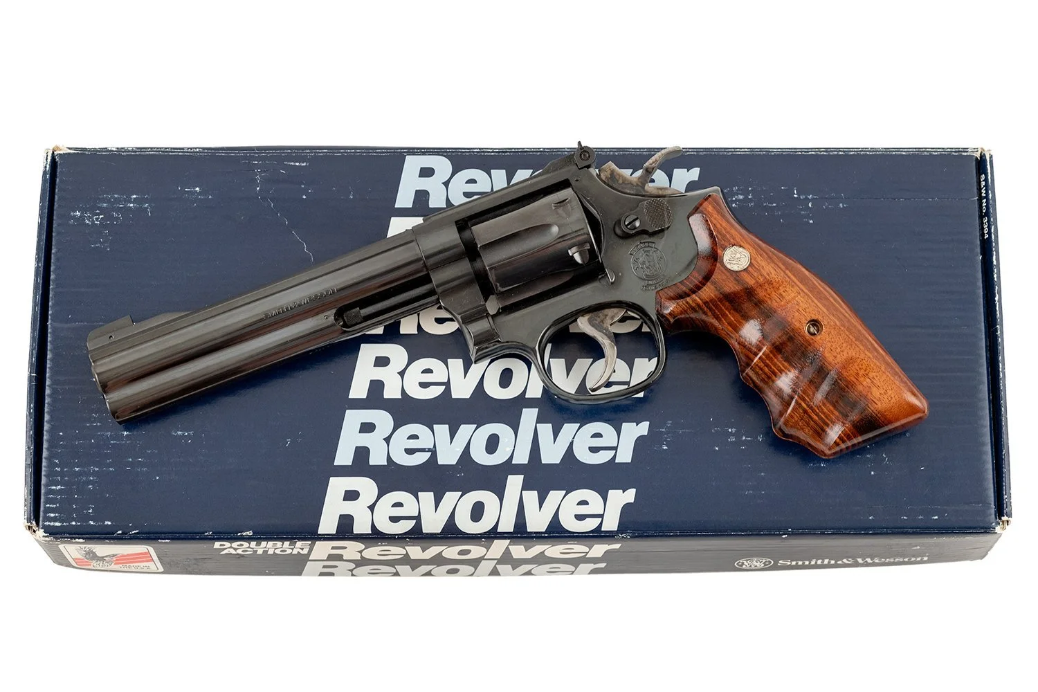  SMITH & WESSON - MODEL 17-6 FULL LUG 22 LR