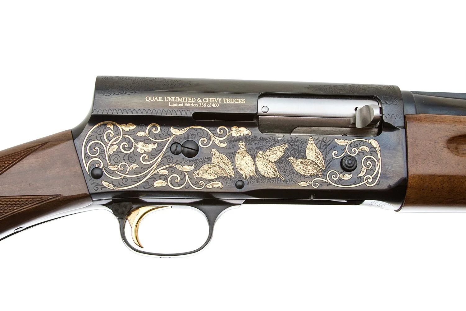 BROWNING - QUAIL UNLIMITED AND CHEVY TRUCKS AUTO V 20 GAUGE