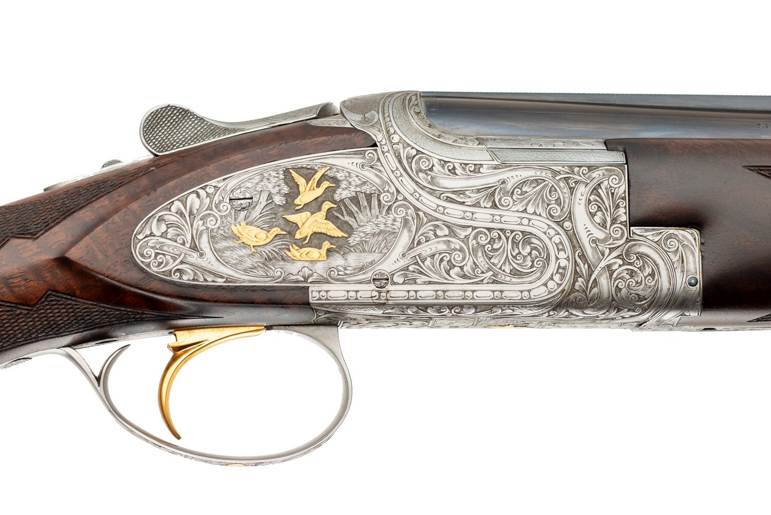 BROWNING - BELGIUM P4 WITH GOLD SUPERPOSED 20 GAUGE
