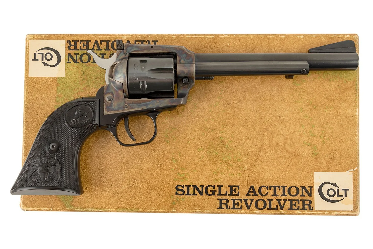 COLT NEW FRONTIER SCOUT 6" 22 LR WITH ADDITIONAL 22 WMR CYLINDER