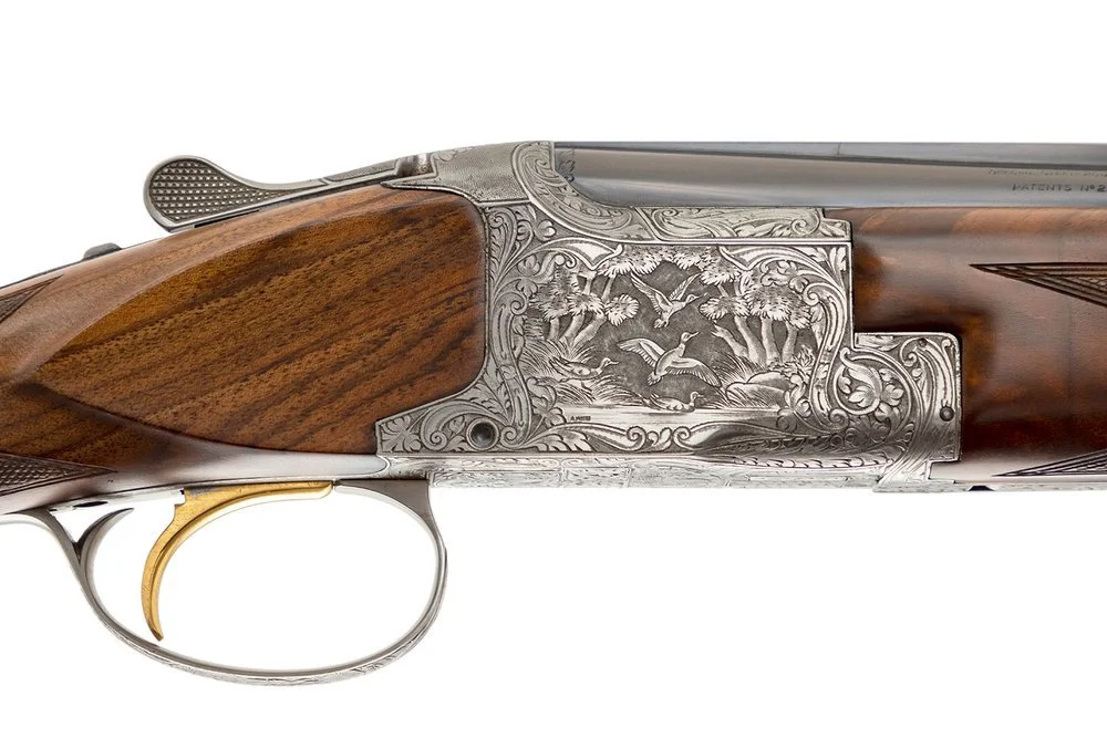BROWNING DIANA GRADE SUPERPOSED 20 GAUGE ANGELO BEE ENGRAVED