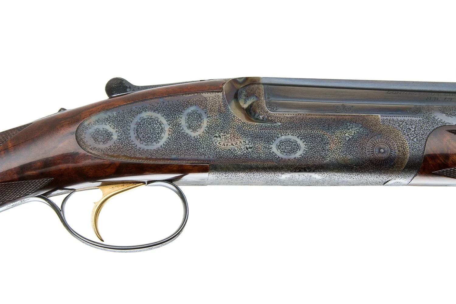 A. GALAZAN - PINLESS SIDELOCK BOSS STYLE OVER UNDER 410