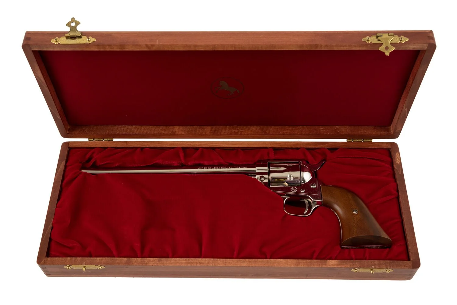 COLT - FRONTIER SCOUT BUNTLINE NICKEL FINISH FACTORY LETTER 22 LR