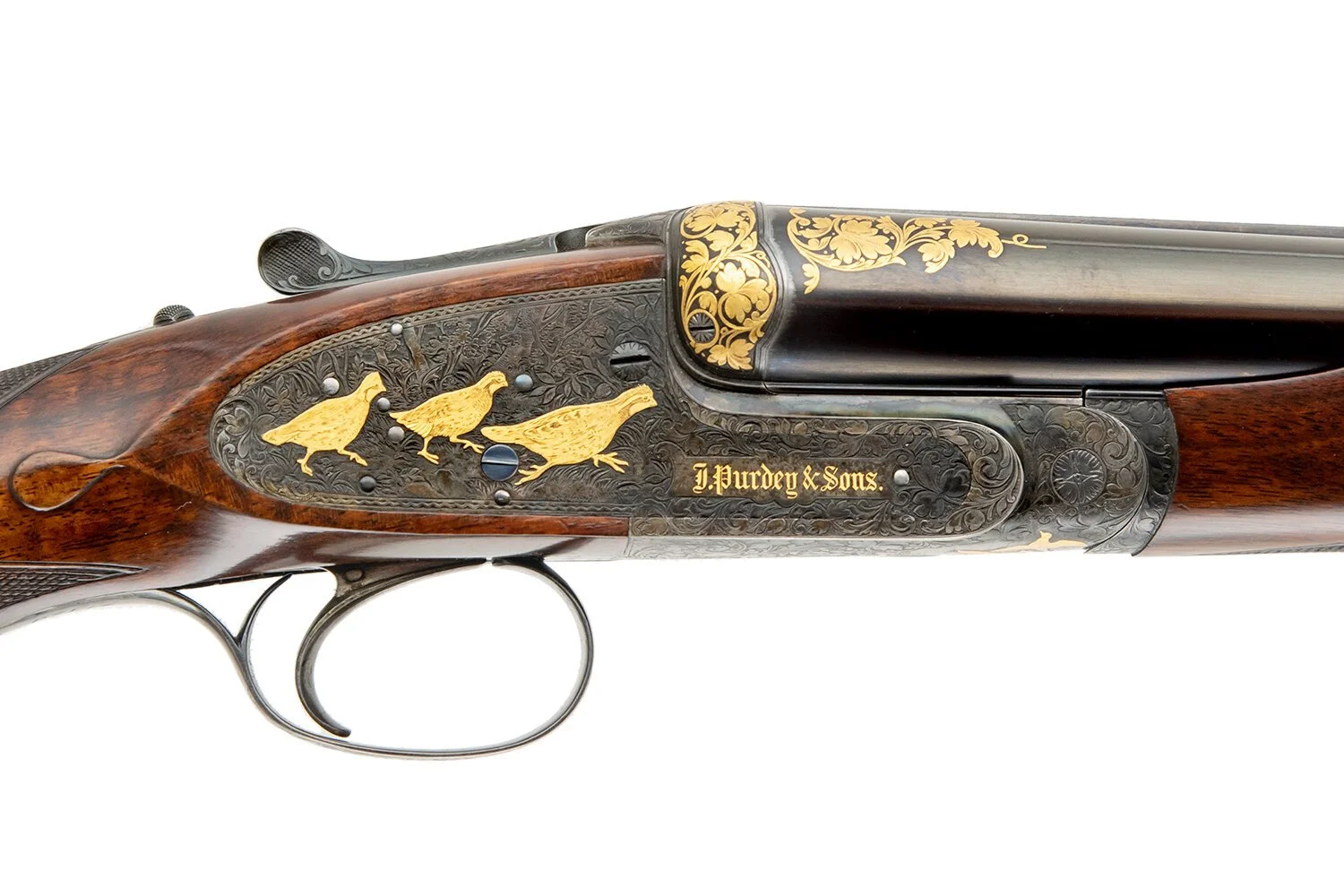 PURDEY - BEST EXTRA FINISH SXS KEN HUNT ENGRAVED 12 GAUGE WITH AN EXTRA BARREL