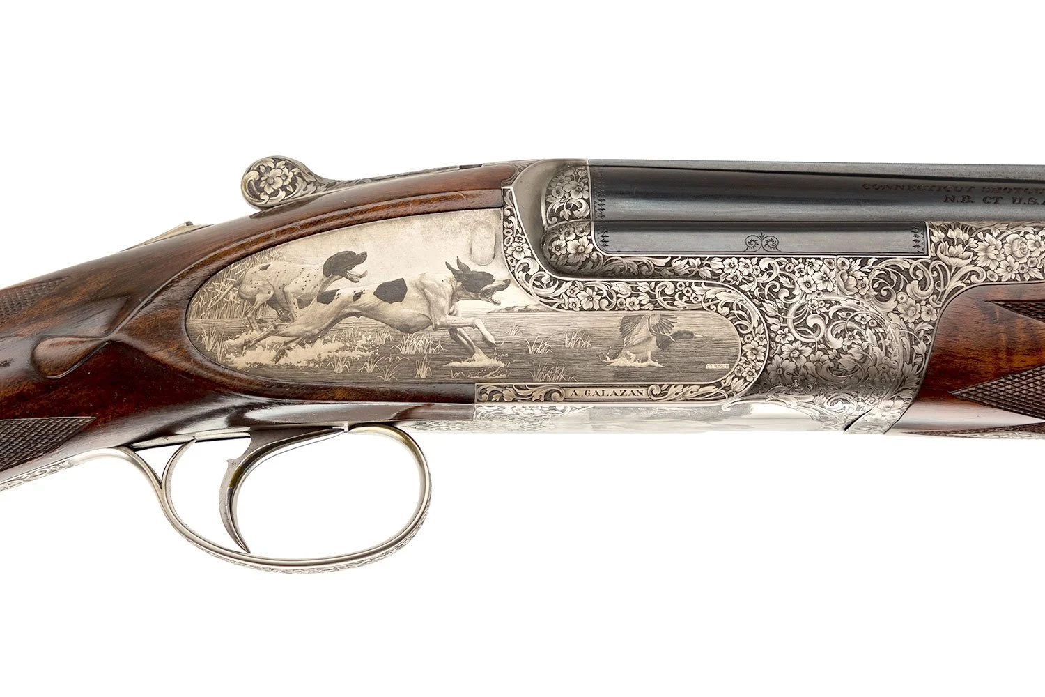 A. GALAZAN BEST SIDELOCK O/U 12 GAUGE