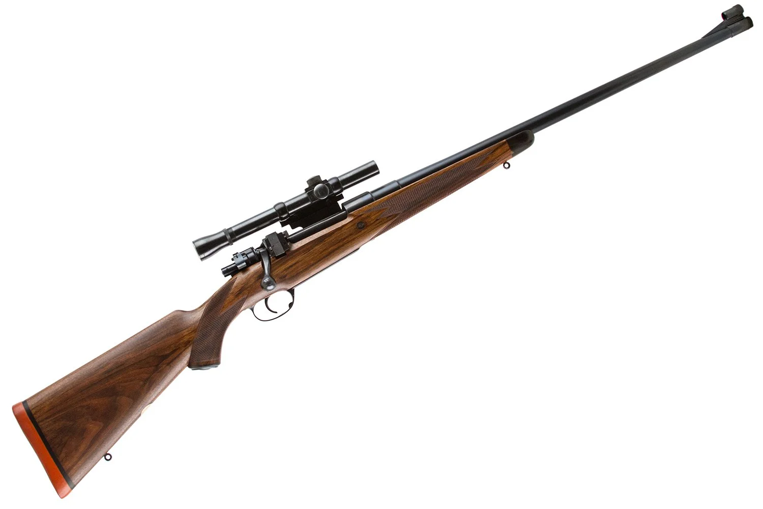 GRIFFIN & HOWE BOB SWARTLEY ENGRAVED CUSTOM MAUSER 416 RIGBY