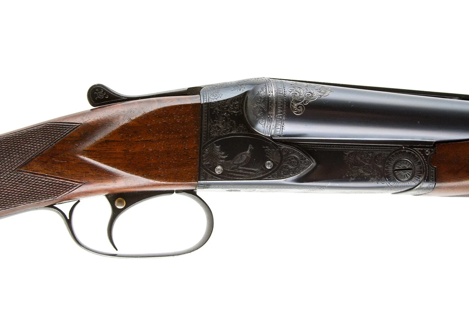 WINCHESTER - MODEL 21 GRADE 5 PRE WAR 12 GAUGE FACTORY ENGRAVED VENT RIB