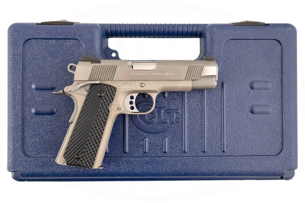 COLT LIGHTWEIGHT COMMANDER STAINLESS 38 SUPER