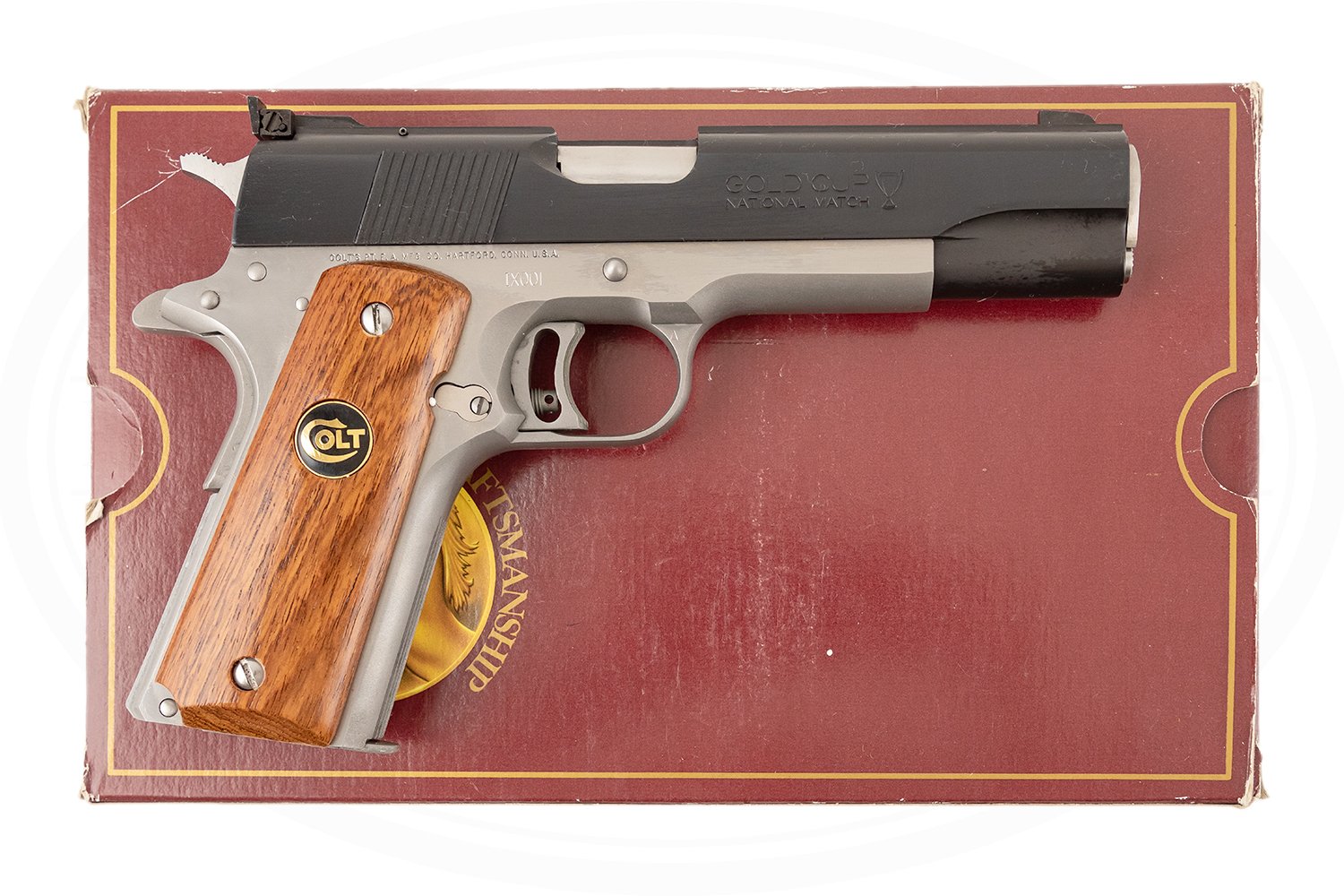 COLT MARK IV SERIES 80 GOLD CUP NATIONAL MATCH ELITE IX 9MM SERIAL NUMBER IX001