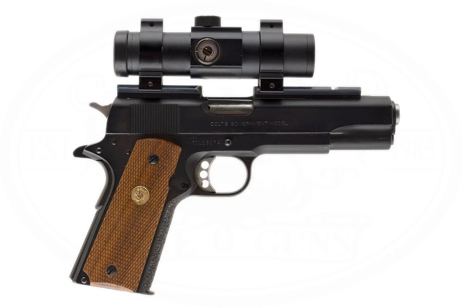 JIM CLARK - CUSTOM COLT GOVERNMENT MODEL MKIV SERIES 70 9MM LUGER