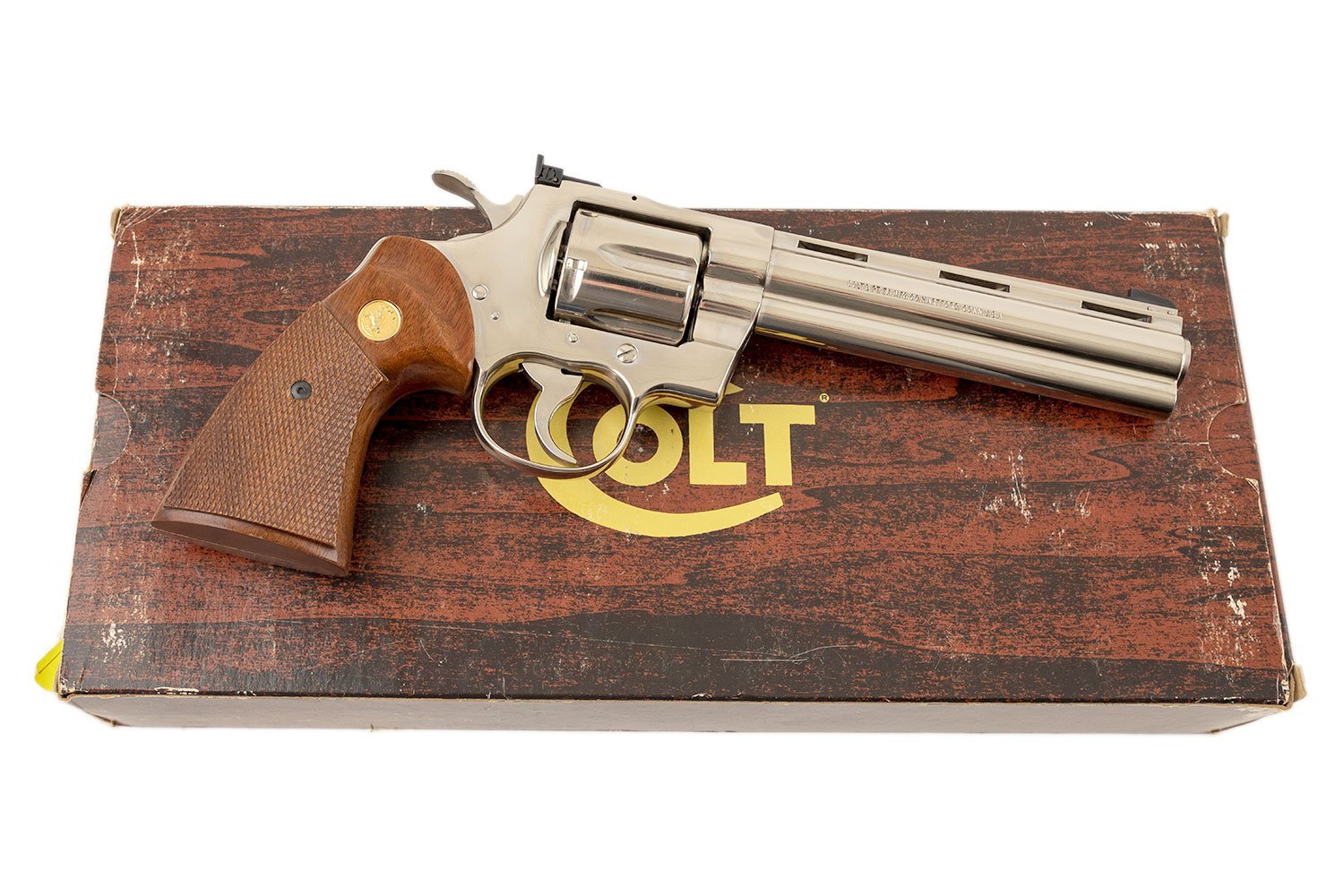 COLT PYTHON CUSTOM SHOP NICKEL 357 MAGNUM