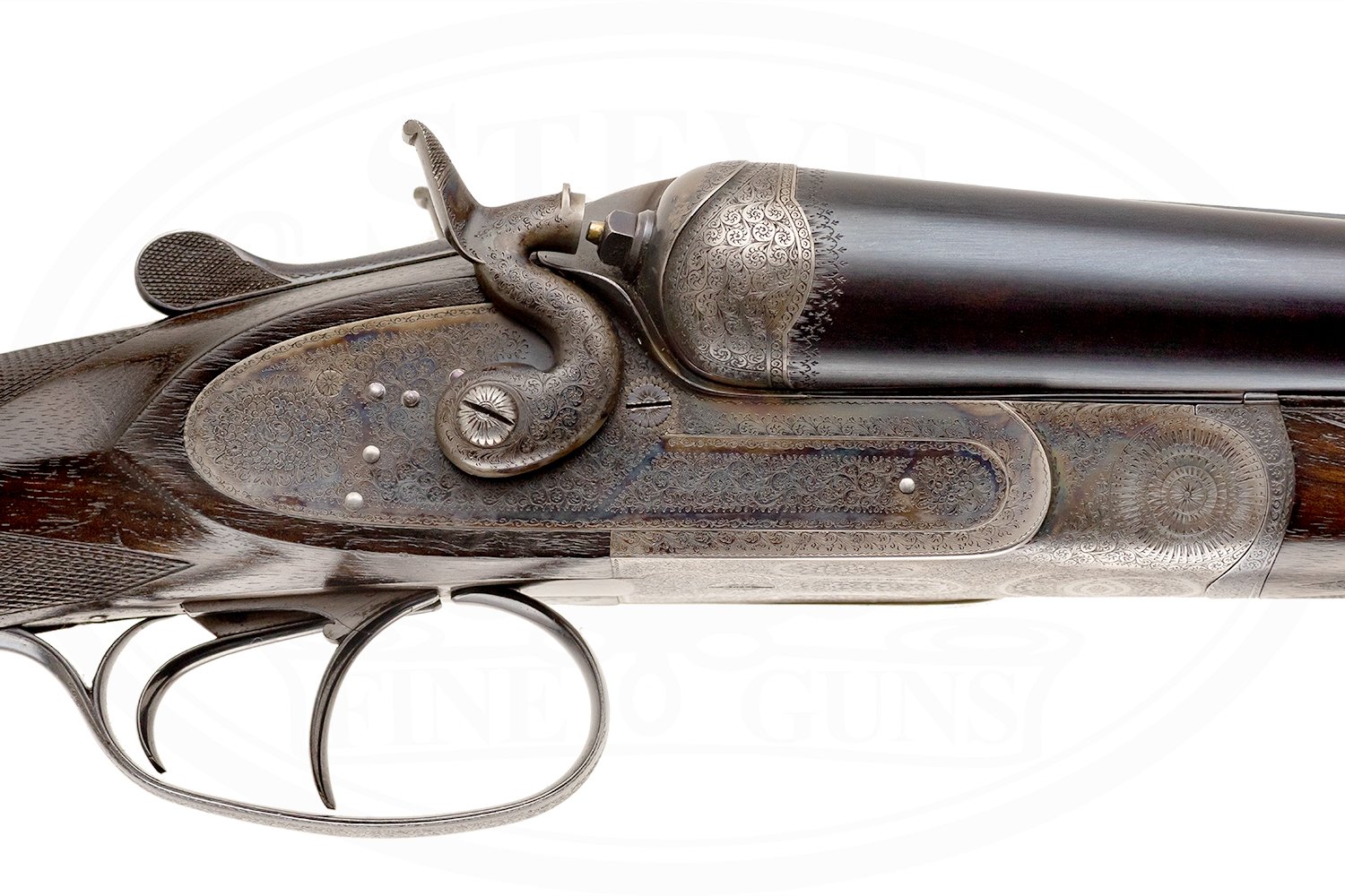 LOUIS BRANCQUAERT HAMMER SXS PIGEON 10 GAUGE 2 BARREL SET