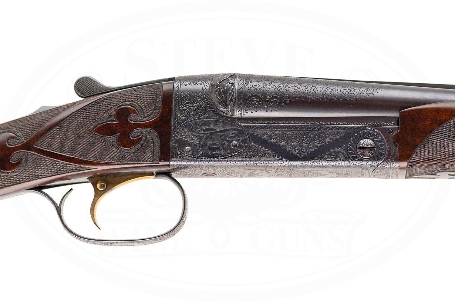 WINCHESTER (CSMC) MODEL 21 CUSTOM #6 ENGRAVED 28/410 SET