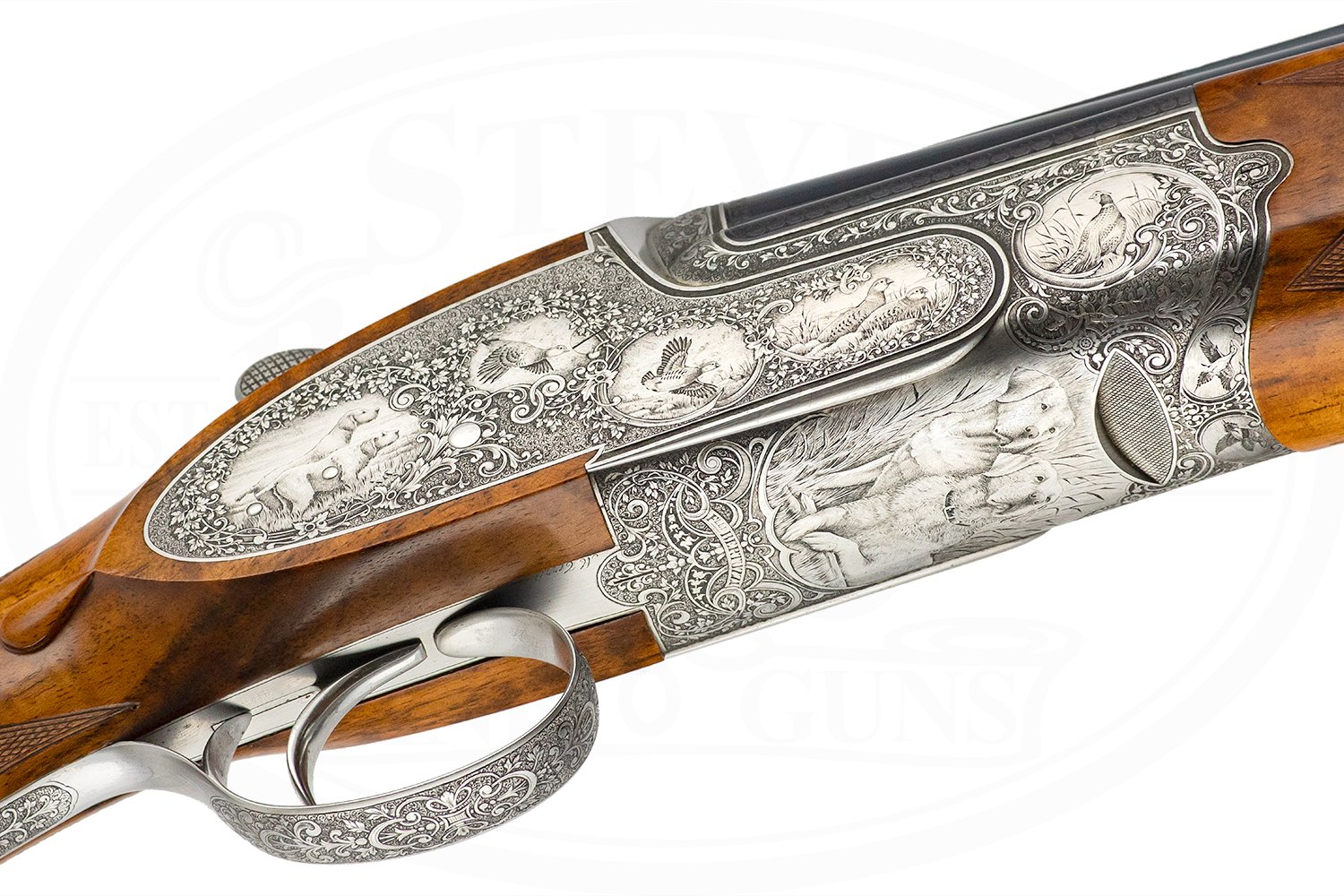 BERTUZZI BEST O/U 12 GAUGE TERZI ENGRAVED