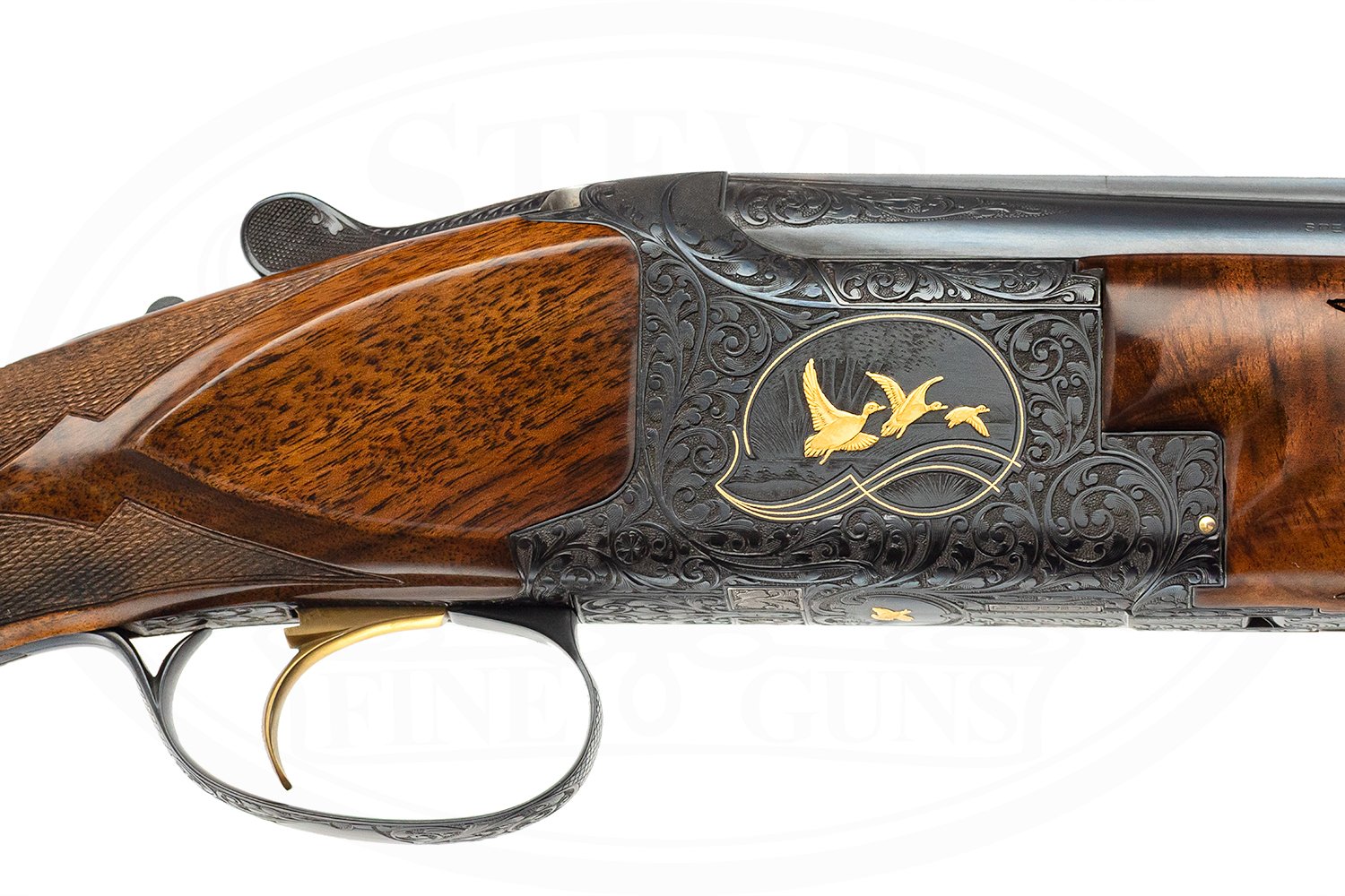 BROWNING MIDAS GRADE SUPERLIGHT SUPERPOSED 12 GAUGE MARECHAL ENGRAVED