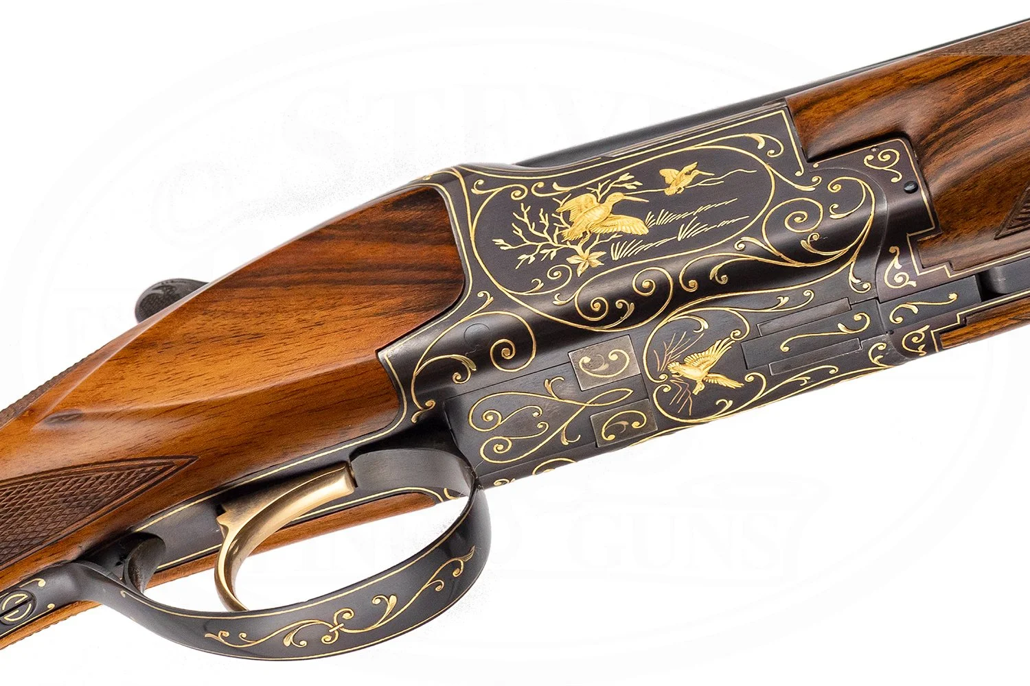 BROWNING EXHIBITION SUPERLIGHT 20 GAUGE ENGRAVED BY ANGELO BEE
