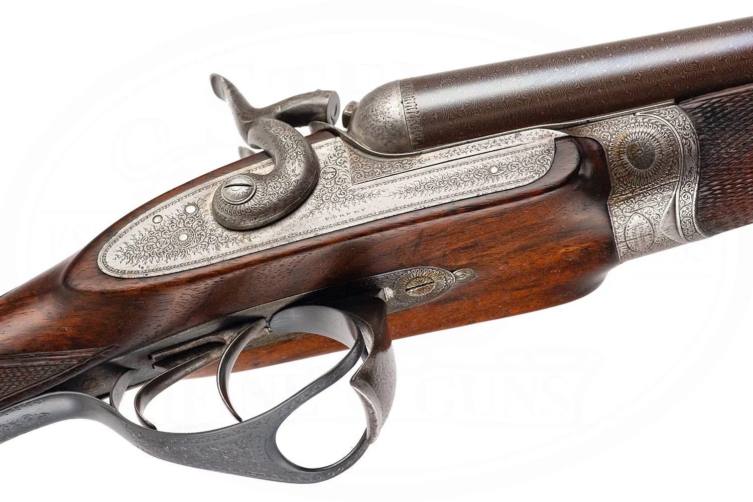 PURDEY BEST BAR IN WOOD HAMMER 12 GAUGE